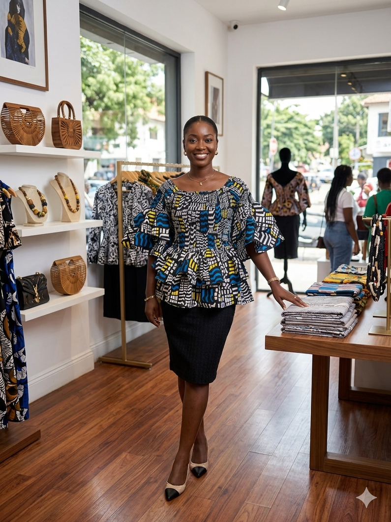 Sade Smocked Off-Shoulder Peplum Top