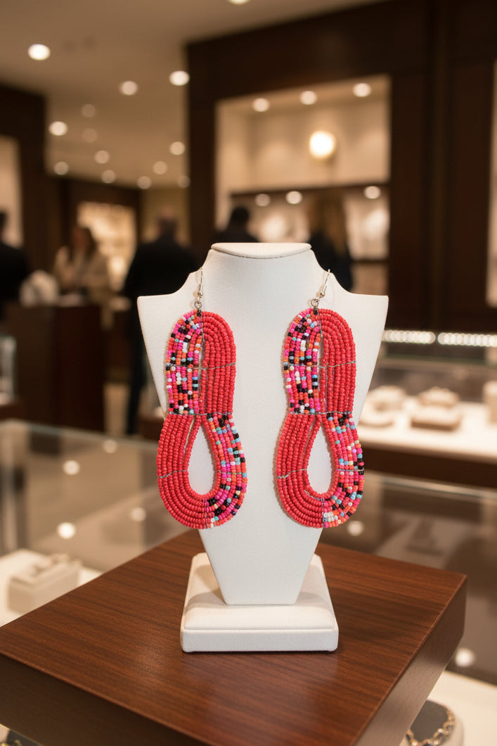 The Zaria Fire Loop Earrings