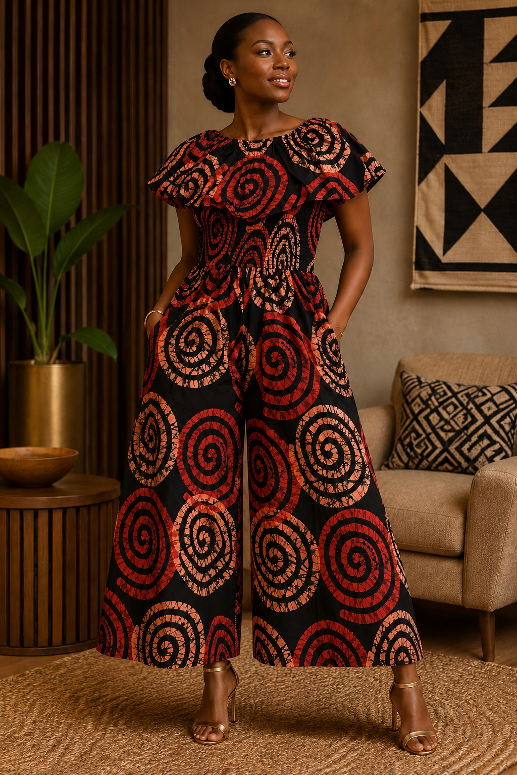 The Imani Spiral Jumpsuit