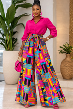 Kaleidoscope Kente Palazzo Pants