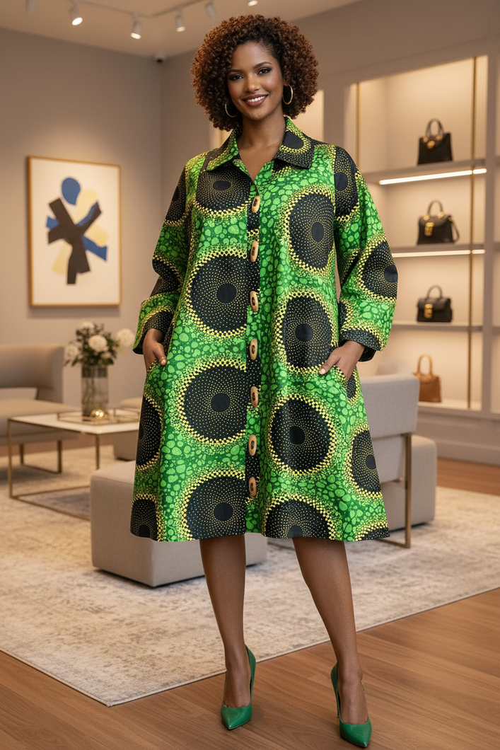 Emerald Rhythm Heritage Dress