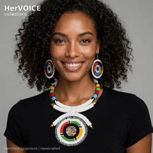 The Umoja Mduara Set – Circle of Unity Medallion Necklace & Earrings