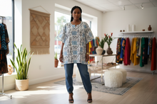 Indigo Artisan Shift Dress