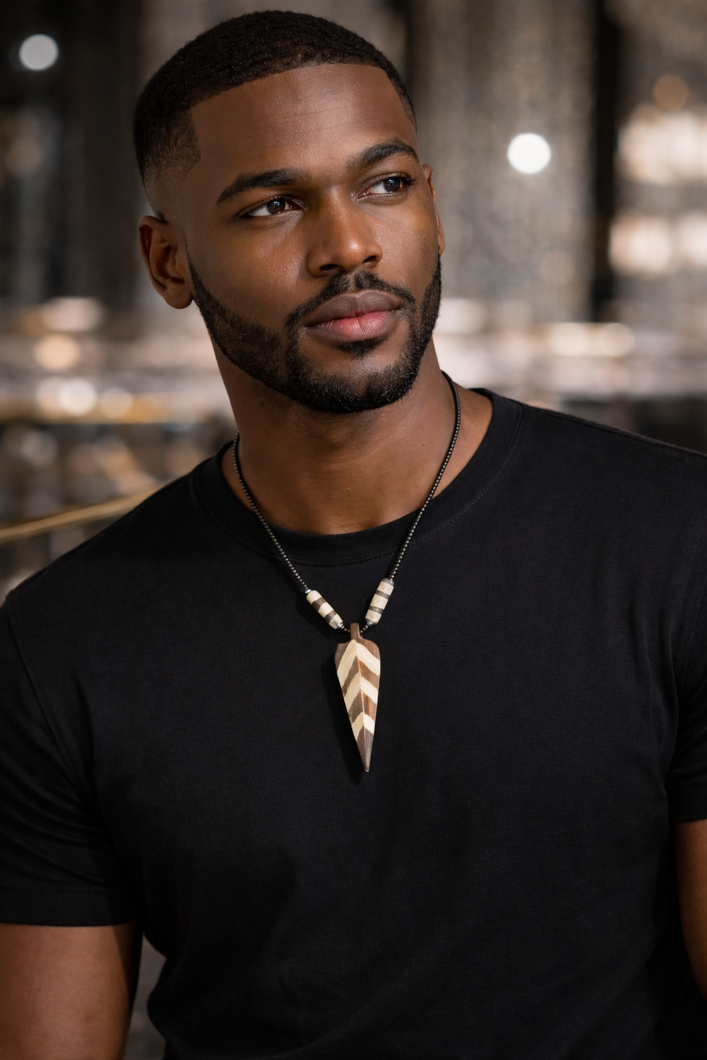 Zulu Warrior Arrow Pendant Necklace