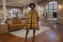 ✨ The Makeda Sunfire Swing Jacket-Dress