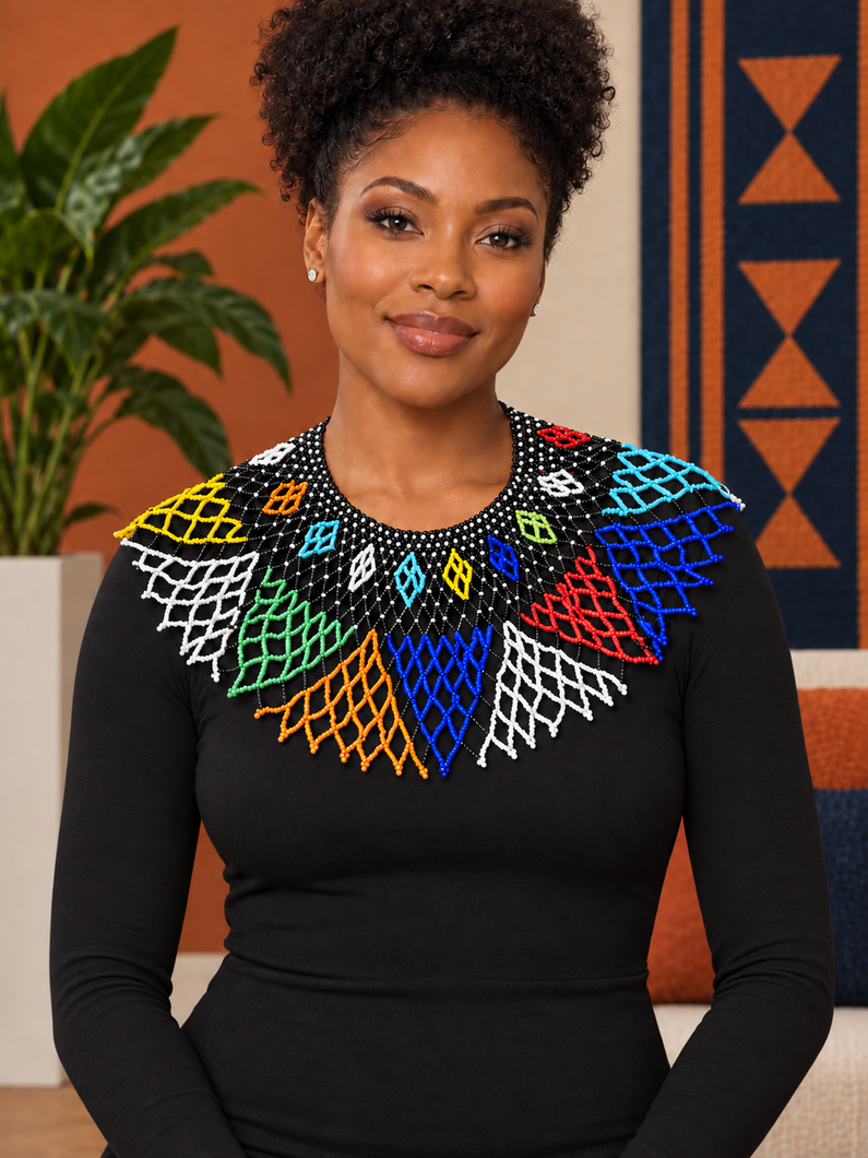 Umoja Radiance Beaded Collar
