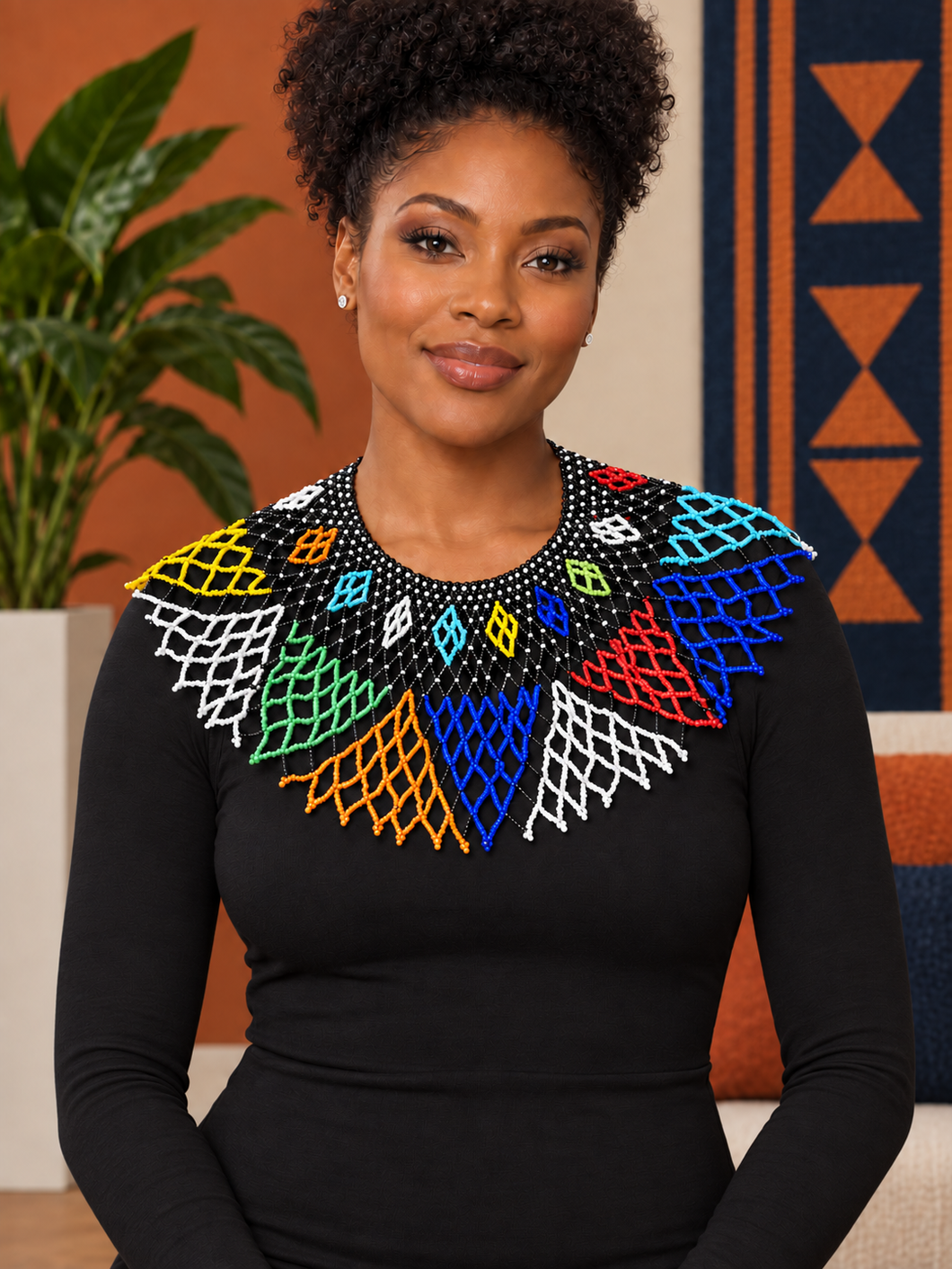 Umoja Radiance Beaded Collar