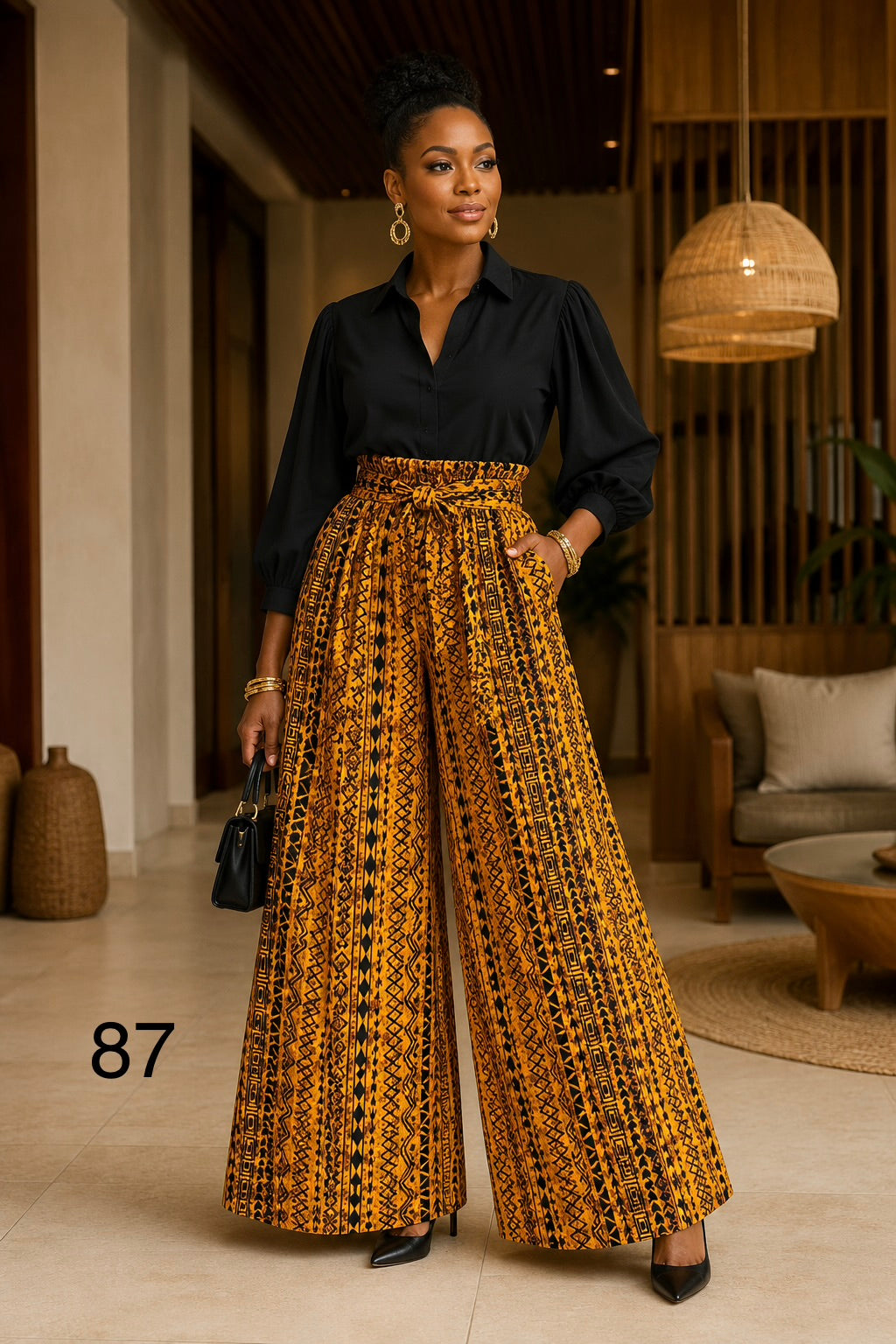 Golden Legacy Palazzo Pants