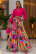 Kaleidoscope Kente Palazzo Pants