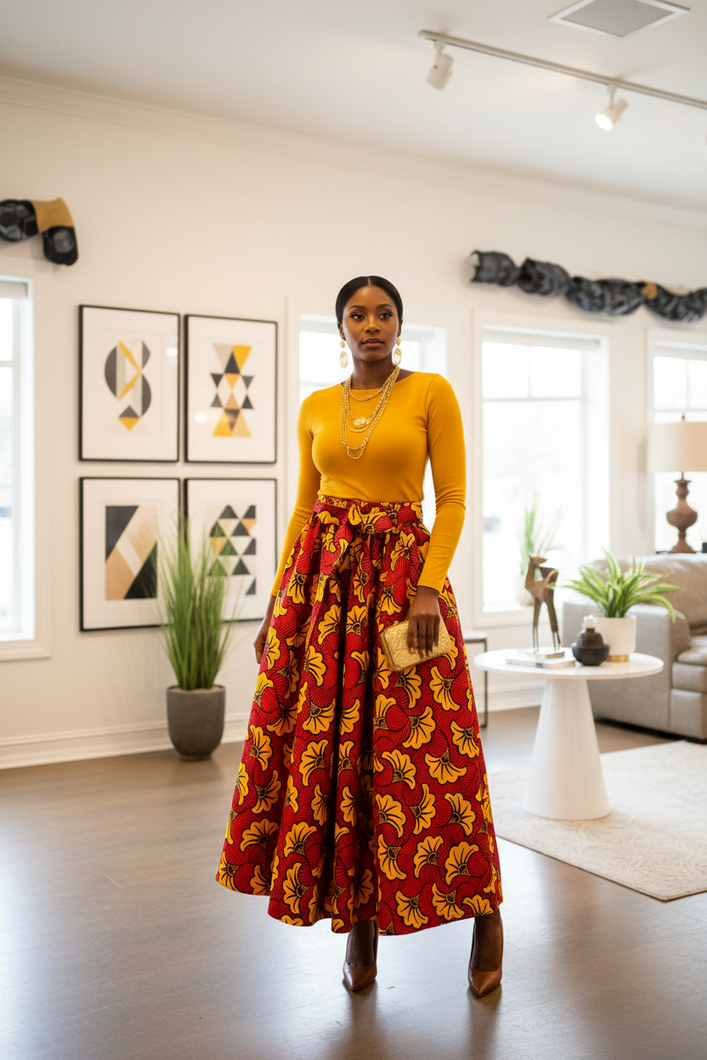 Zola High-Waisted Maxi Skirt