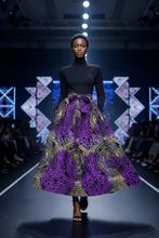 Royal Amara Swirl Maxi Skirt