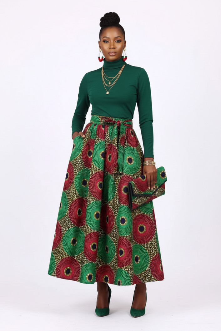 The Ifunanya Harvest Maxi Skirt