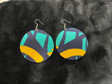 Ayo Sunrise Ankara Circle Earrings