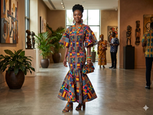 The Royal Kente Mermaid Gown