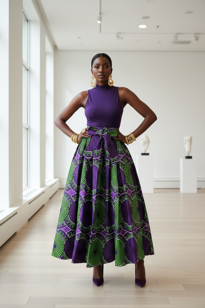 Sankofa Maxi Skirt
