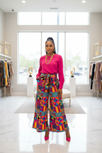 Kaleidoscope Kente Palazzo Pants
