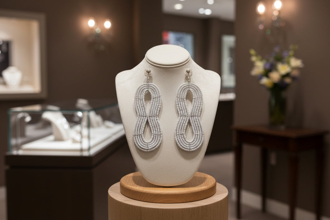 The Zola Beaded Drop Earrings