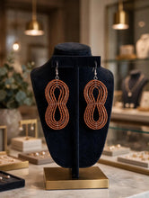 The Lumina Intertwined Beaded Statement Earrings