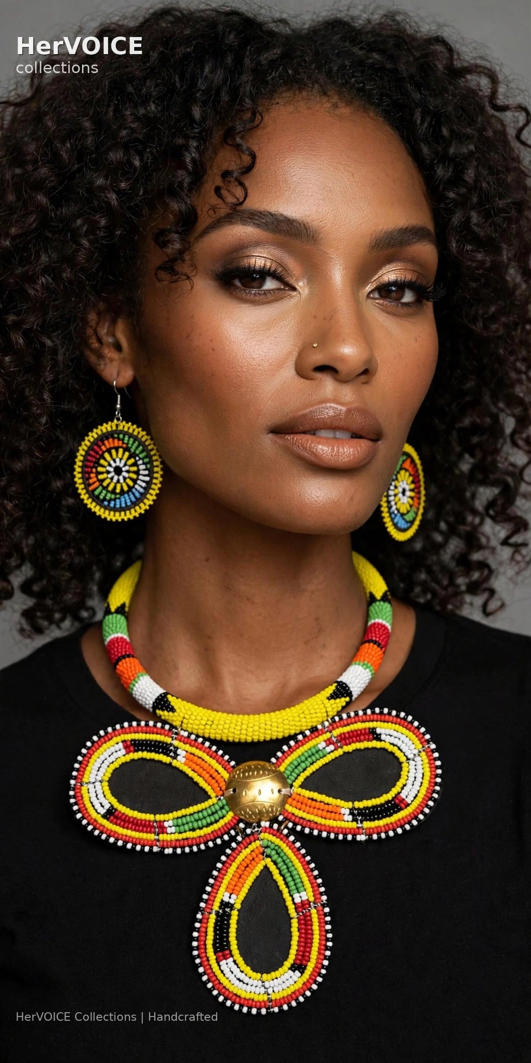 The Jua Neema Set – Grace of the Sun Necklace & Earrings