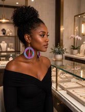 The MALIA Circle Tassel Hoops
