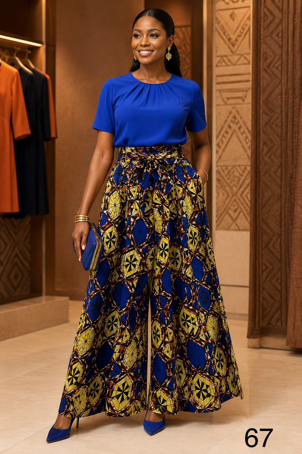 Ankara Reign Palazzo Pants
