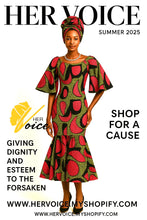 Pink and Green African Print Elastic Maxi Dress