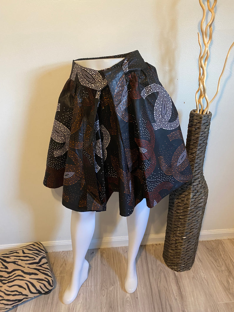 African Print Mini/Midi Skirt