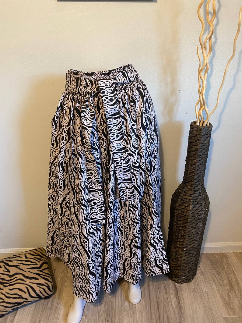 African Print Maxi Skirt