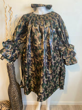 Camouflage On/Off The Shoulder Dress