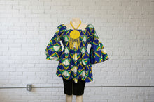 ✨ The Kemi Crown Bell-Sleeve Top