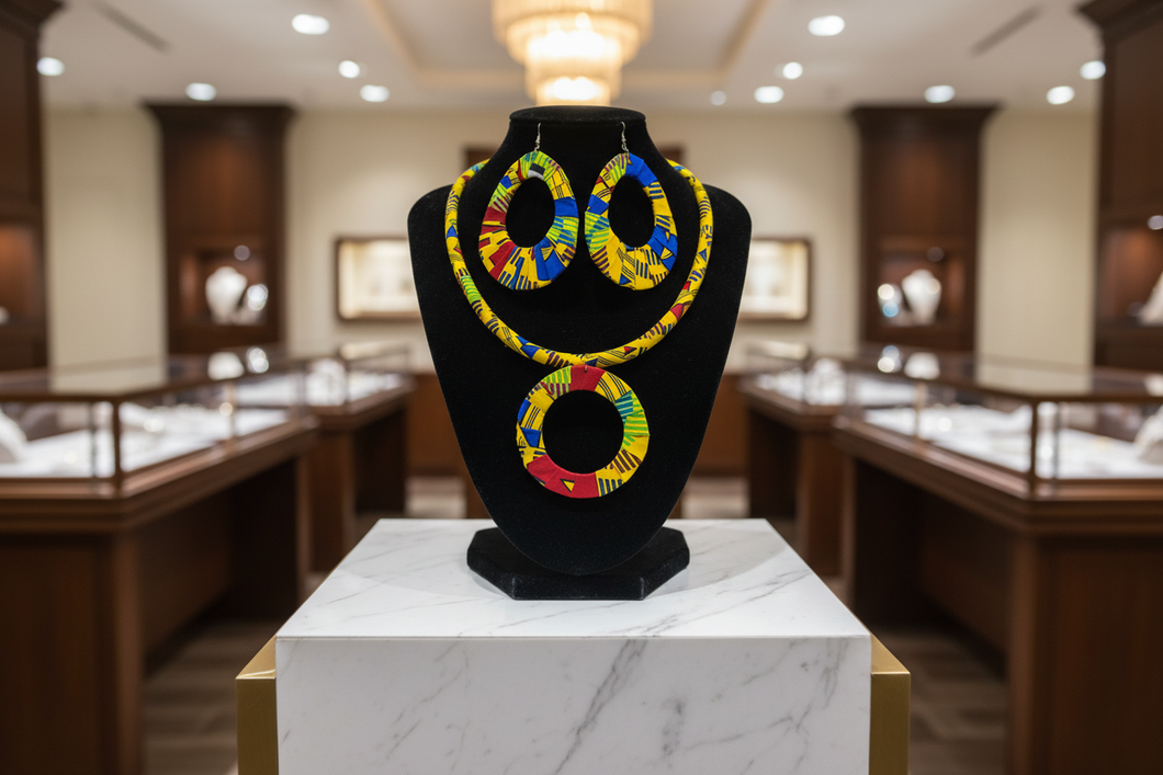 Radiant Heritage Hoop & Collar Set