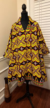 Multi African Print Top/Blouse/Dress/Jacket Swing