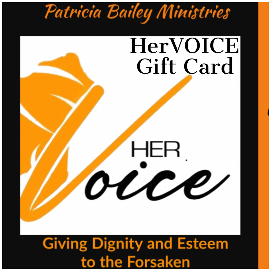 HerVOICE Gift Card - $10 - $100